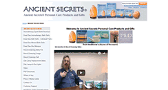 Desktop Screenshot of ancient-secrets.com