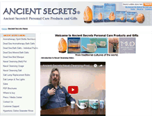 Tablet Screenshot of ancient-secrets.com